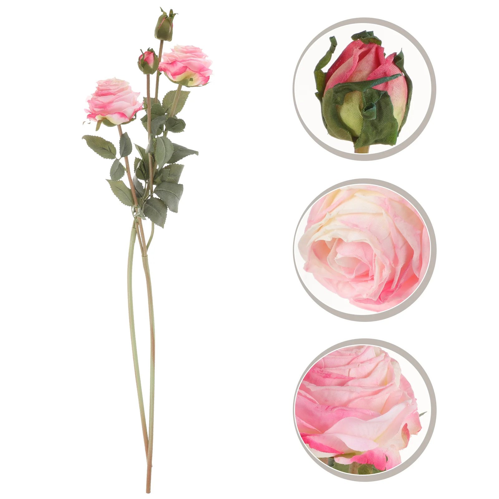 

2Pcs Artificial Flowers Simulation Roses Romantic Wedding Reception Table Centerpiece Decoration Artificial Flowers