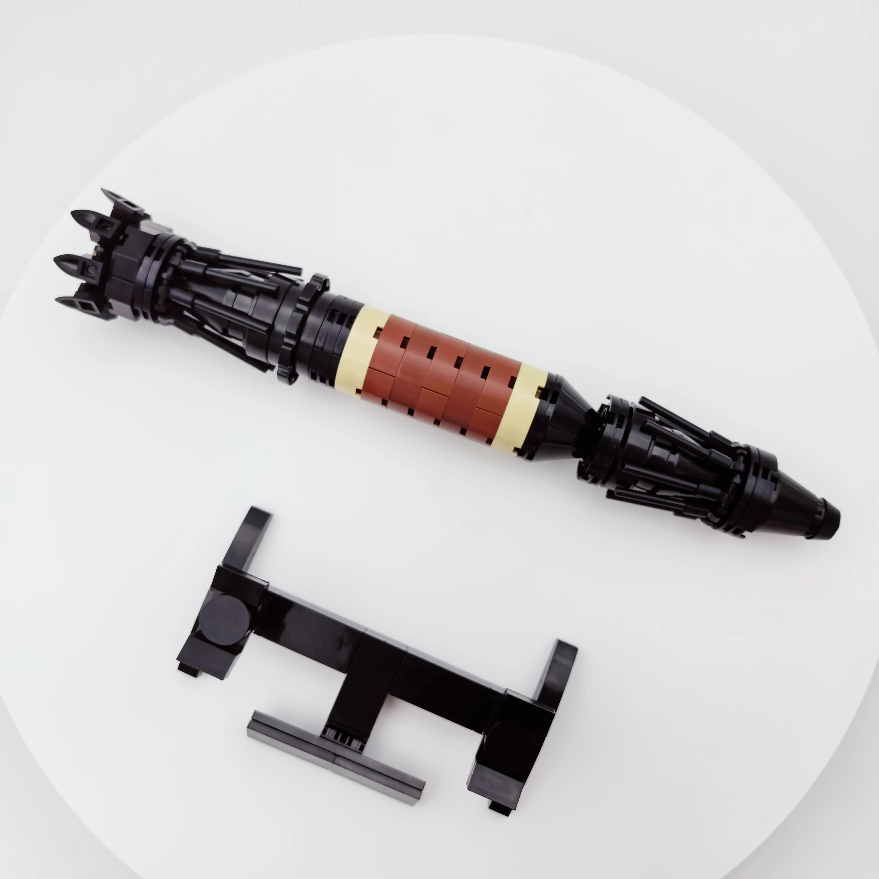 MOC ‌ スレンダーレーザー剣スタンド付き 175 個ビルディングブロックおもちゃホリデーギフト子供大人のため