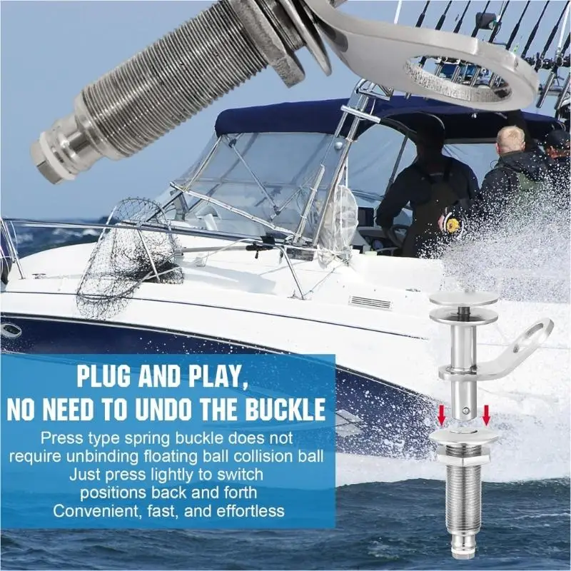 G7NA Quick Release Marine Holder Cleats für kleine Boote, Yachten, Motorboote – Detail 9