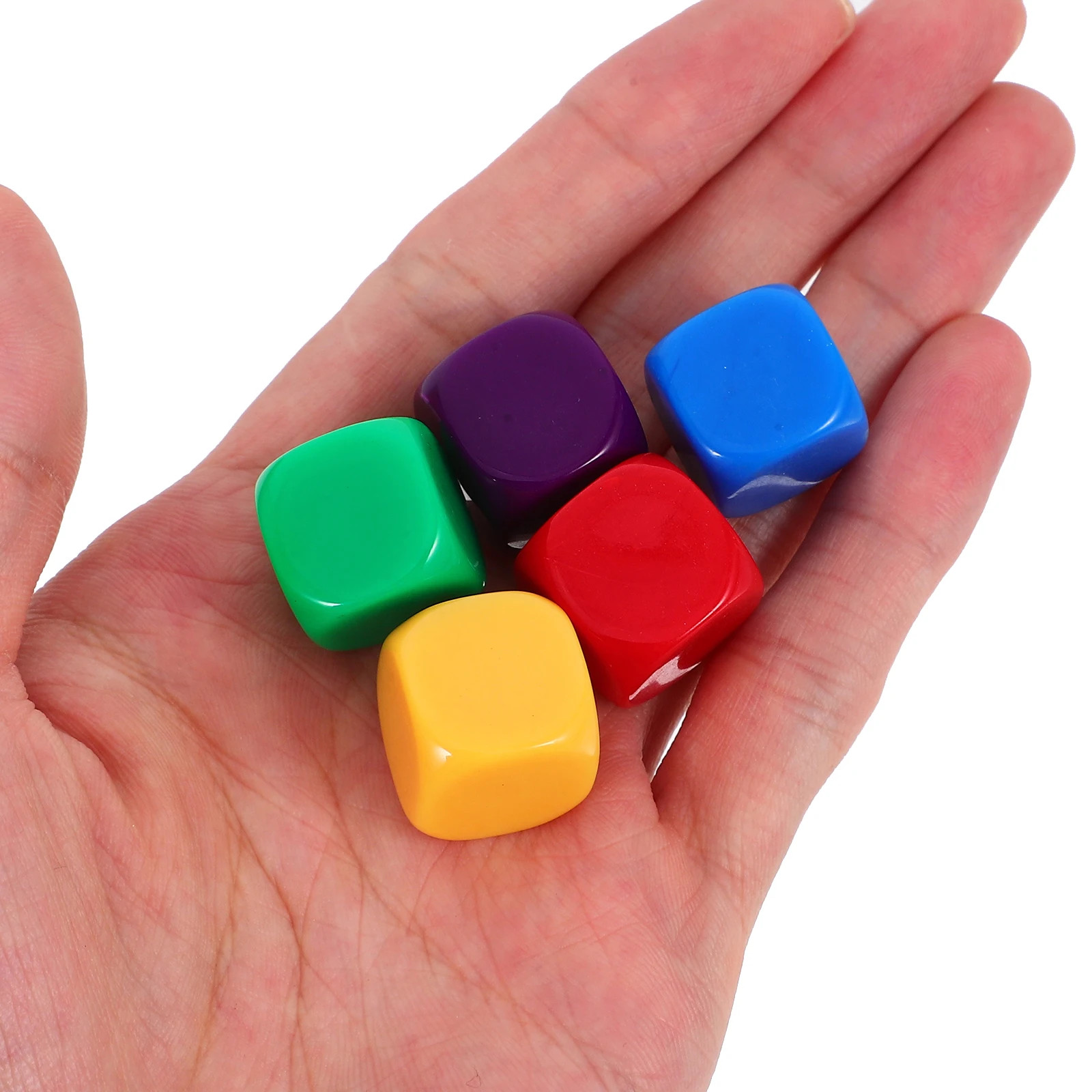 

5pcs Traditional Pick-Up Stones Set Acrylic Tossing Korean Folk Play Stone Catching For Adults Smooth Enhance