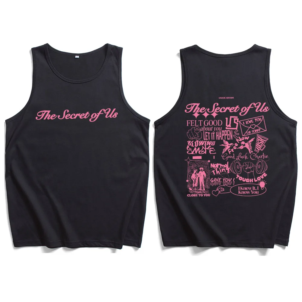 

Gracie Abrams The Secret of Us Music Vest Gracie Abrams Merch Men Women Streetwear Tank Tops