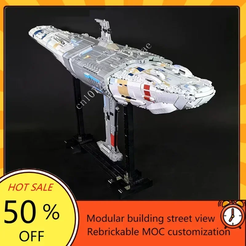 6213PCS MC-75-SC CONFIDENCE Space War Military MOC Space Ship Battle Model Custom Puzzle Architecture DIY Education Model Gift