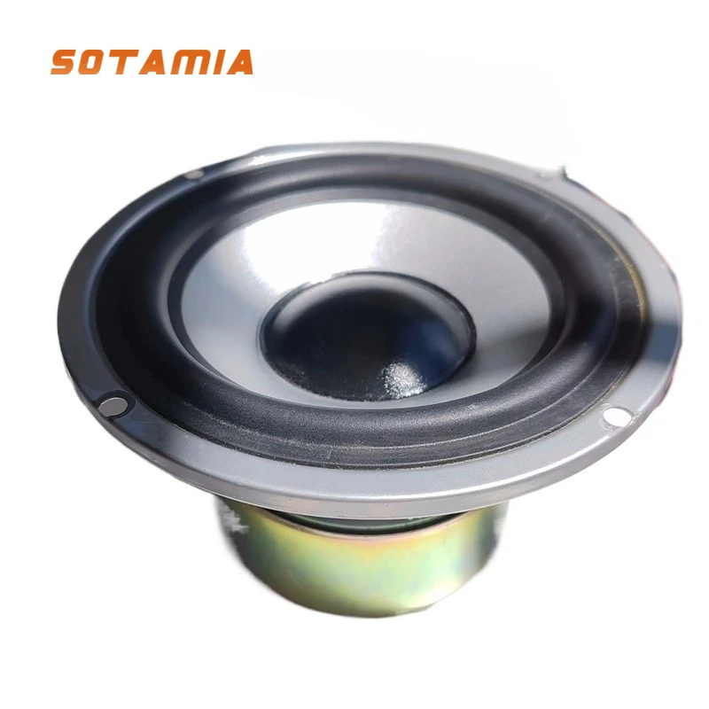SOTAMIA 1 Unidade Alto-falante de Potência de 5 Polegadas Full Range Mid-bass 4 Ohm 20W para Áudio Hifi, Música, Áudio Residencial Inteligente, Modificação de Áudio e Caixa de Som Bluetooth Portátil