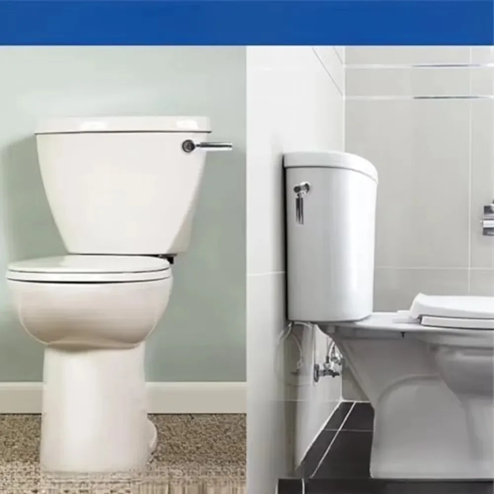 Double Flush Toilet Flush Button Cable Operated Easy Install Toilet Flush Handle with Cable Box Adjustable