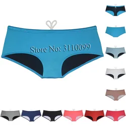 Slip da bagno lucidi da uomo costume da bagno con coulisse regolabile costume da bagno liscio