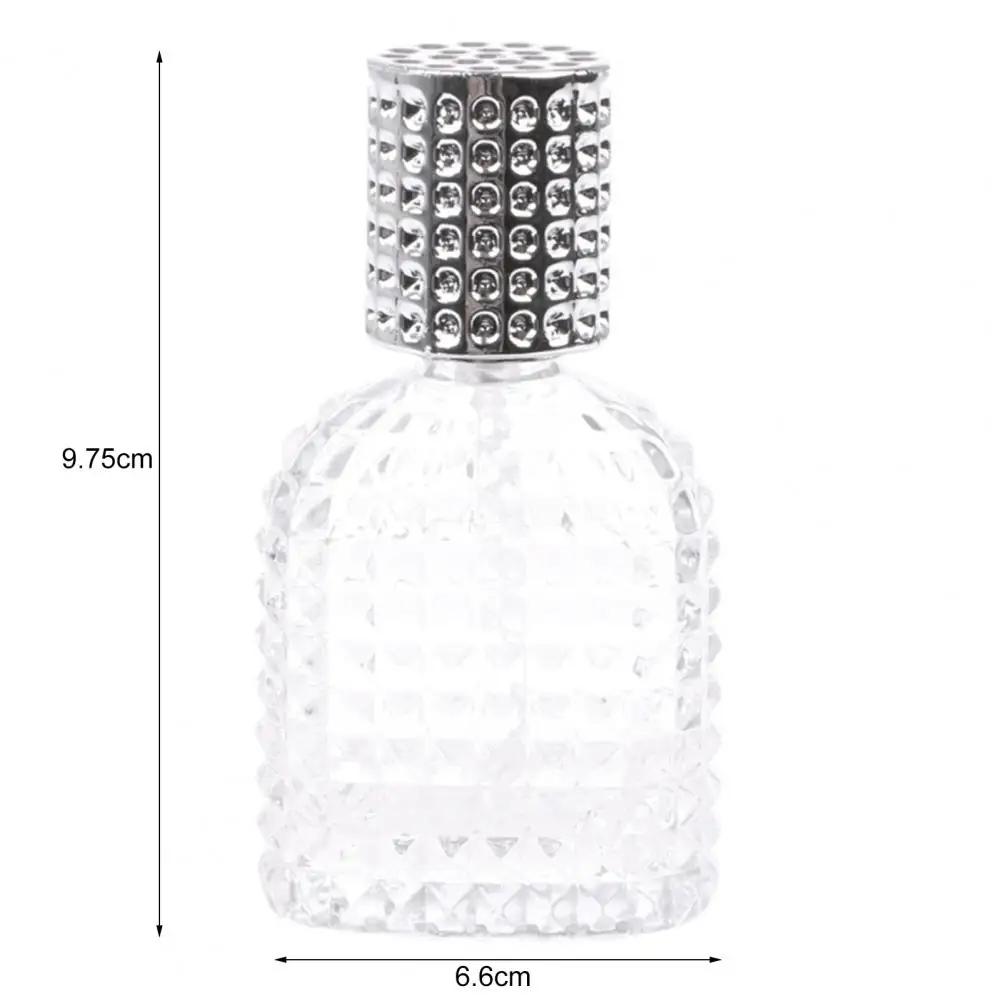 Botella de Perfume de vidrio vacía, atomizador rellenable de piña, dispensador, 30/50ml