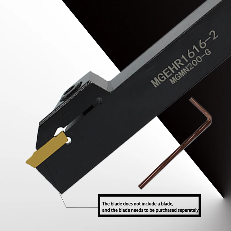 1PCS MGEHR/L1010/1212/1616/2020/2525 ผู้ถือเครื่องมือหมุนภายนอกสําหรับร่องคาร์ไบด์แทรก 10pcs MGMN200 MGMN300 MGMN400