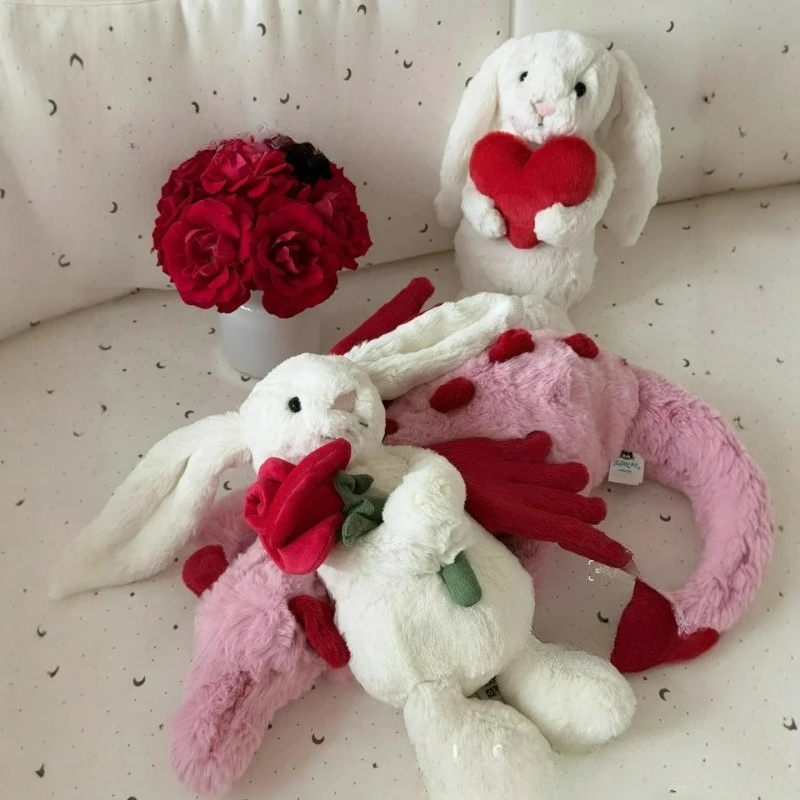 Seria Walentynkowa JC Timmy Turtle Macaron Rabbit Romantyczna Lalka Miłości, Popularna Pluszowa Zabawka, Towarzyszka na Każdy Dzień