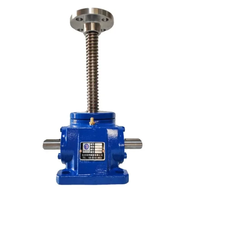 

SWL Electric Screw Elevator Worm Gear Manual Small Lifting Platform