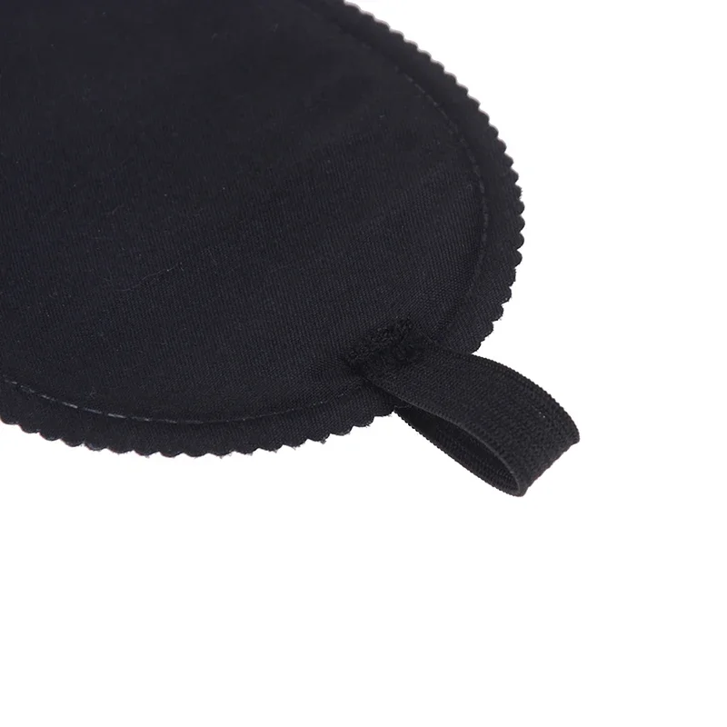 

Black Sleep Eye Mask Sunshade Travel Relaxation Aid Filled Blindfold for Comfortable Eye Rest during Sleep And Travel