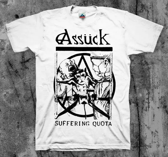 Assuck 'Suffering Quota' T Shirt  High Quality 100%Cotton Short Sleeve