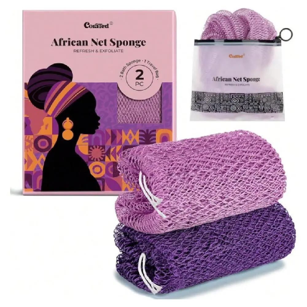 

Net Sponge Authentic, Shower Loofah Exfoliating Bath Sponge, Body Scrubber For Women Anen Daily Use Body Care, Travel Portable