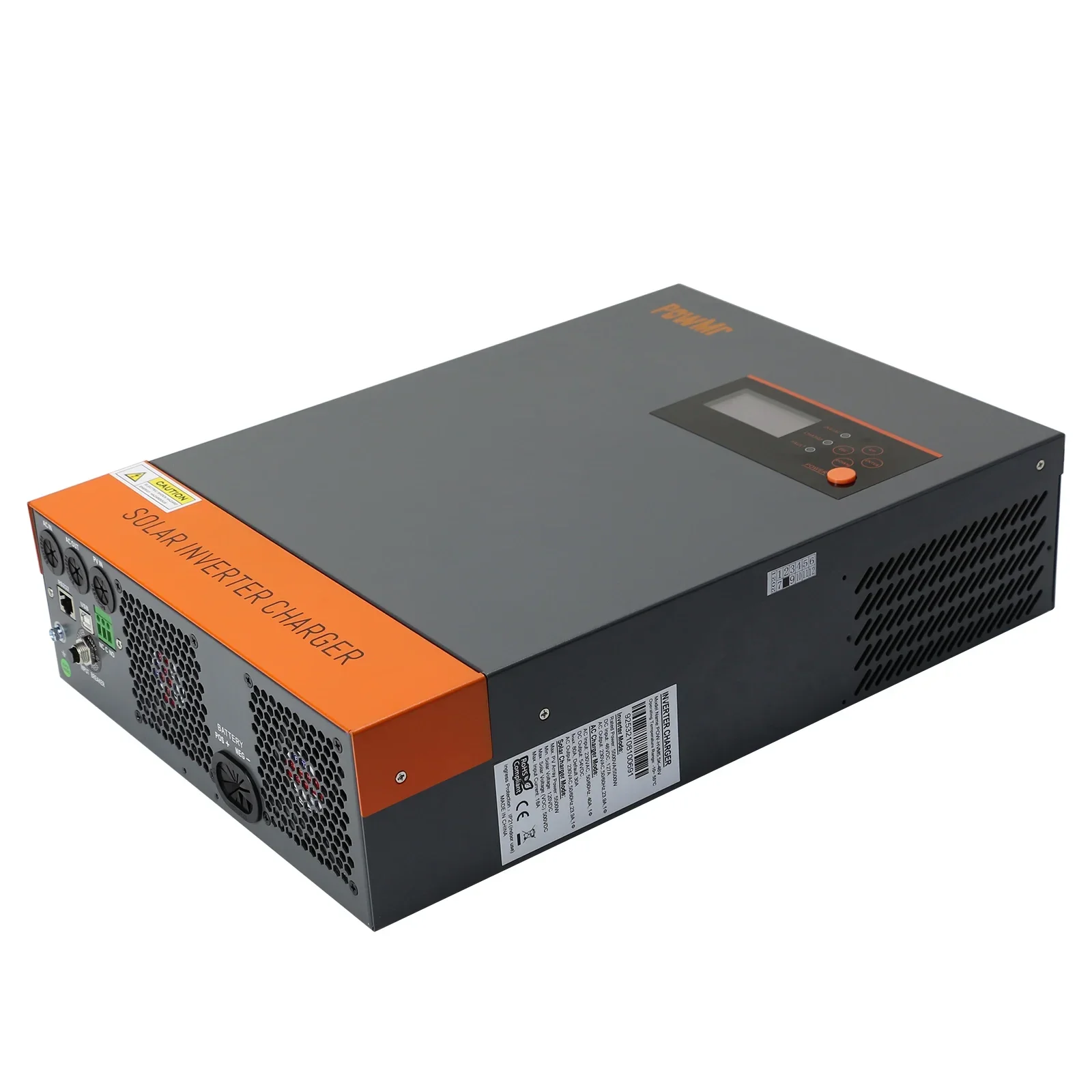 For 5.5KW 5.5KVA MPPT 80A 500VDC PV Input 220VAC 48V with/no Parallel Function 5500W 3 Phase Hybrid Solar inverter