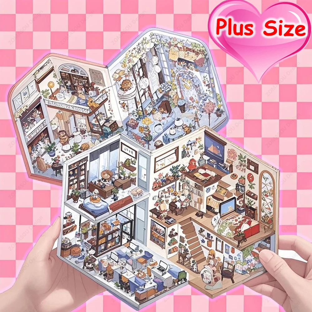 

Прекрасно! Плюс размер спасательная комната и пленка 3d пейзажные наклейки DIY наклейка на кабину сцены ребенок мальчик девочка день рождения фестиваль рельефный подарок