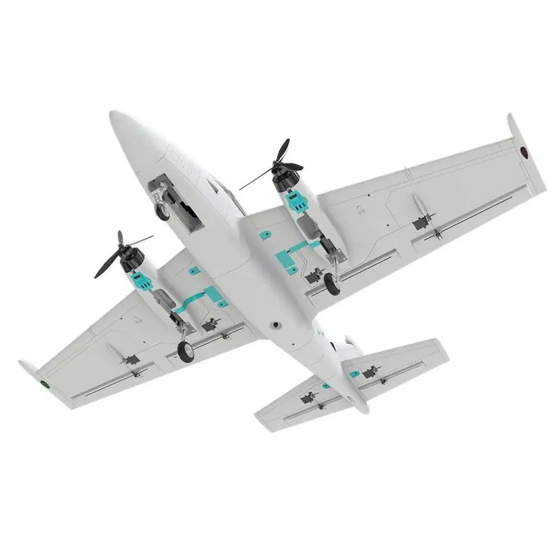 

Модель ATOMRC с фиксированным крылом FPV C1200, белый кит, двойной двигатель, самолет для путешествий, полет, дистанционное управление, игрушечная модель «сделай сам», с изображением Goodfeel