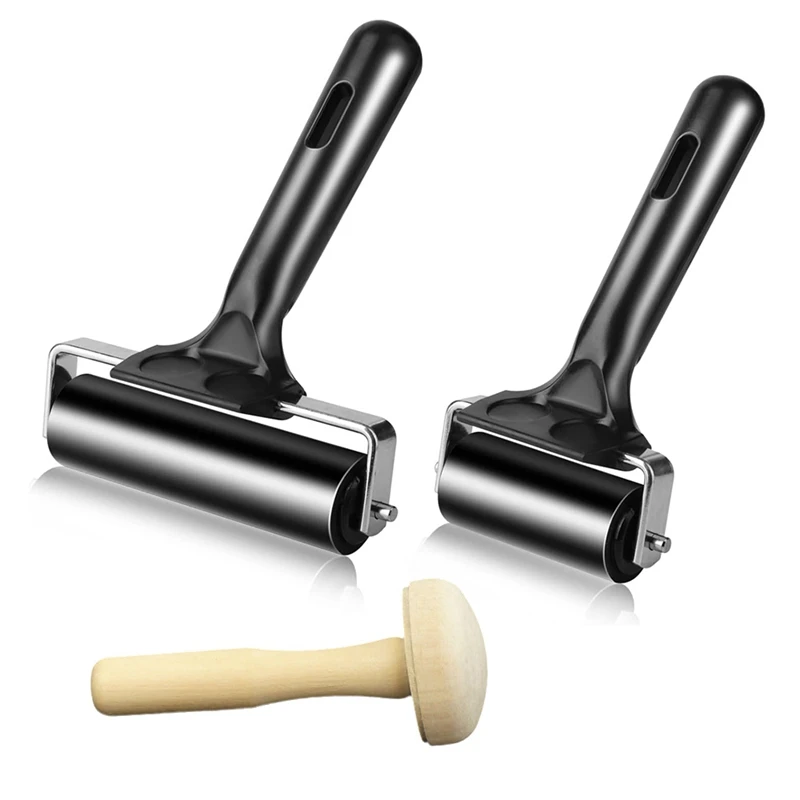 Roller Brush Roller Printmaking Roller Tool Ink Dabbers Art Craft Oil Painting Tools