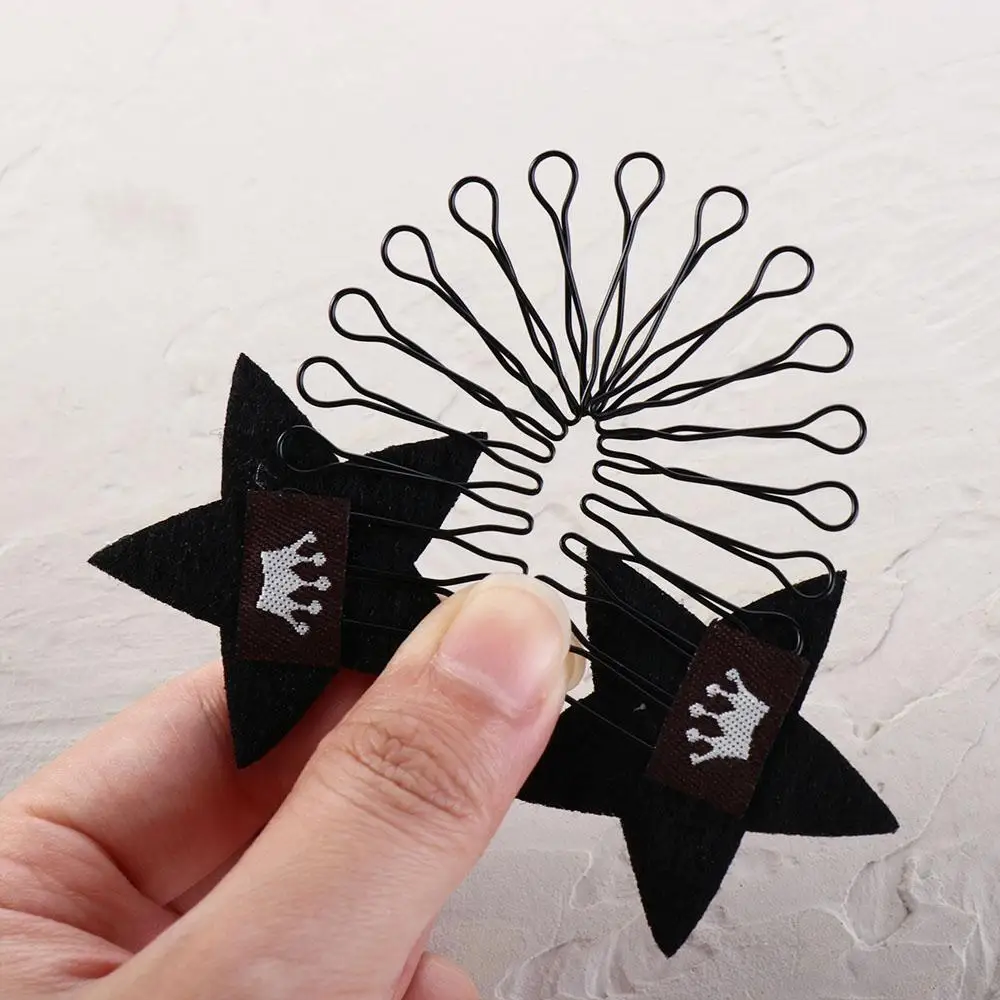 Cute Rhinestone U Shape Hair Styling Comb Star Butterfly Fixed Combs Teeth Fixed Combs Invisible Extra Hair Holder Lady