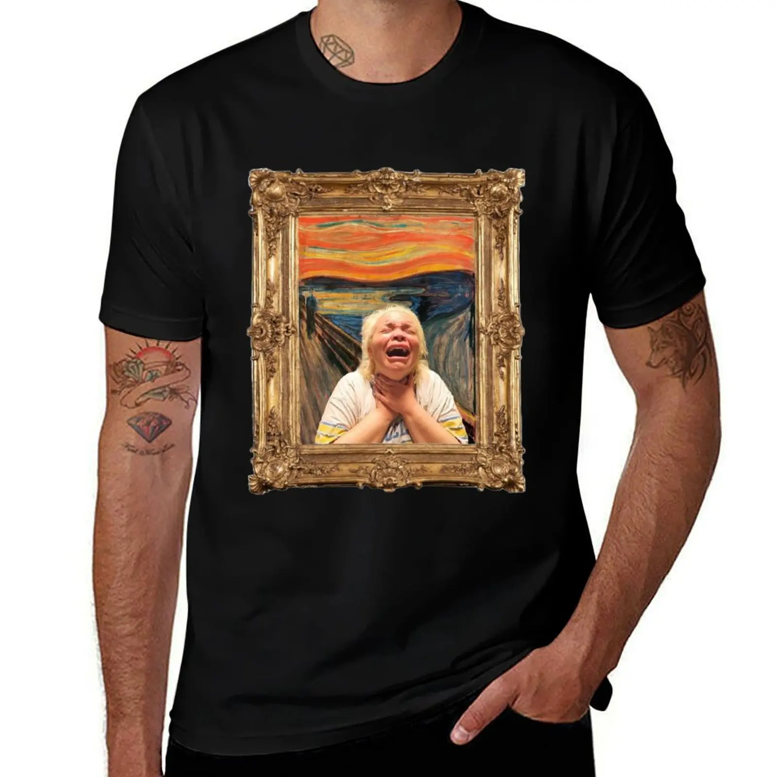 The Scream. Now starring Trisha Paytas T-Shirt Moisture Wicking Athletic T-Shirt