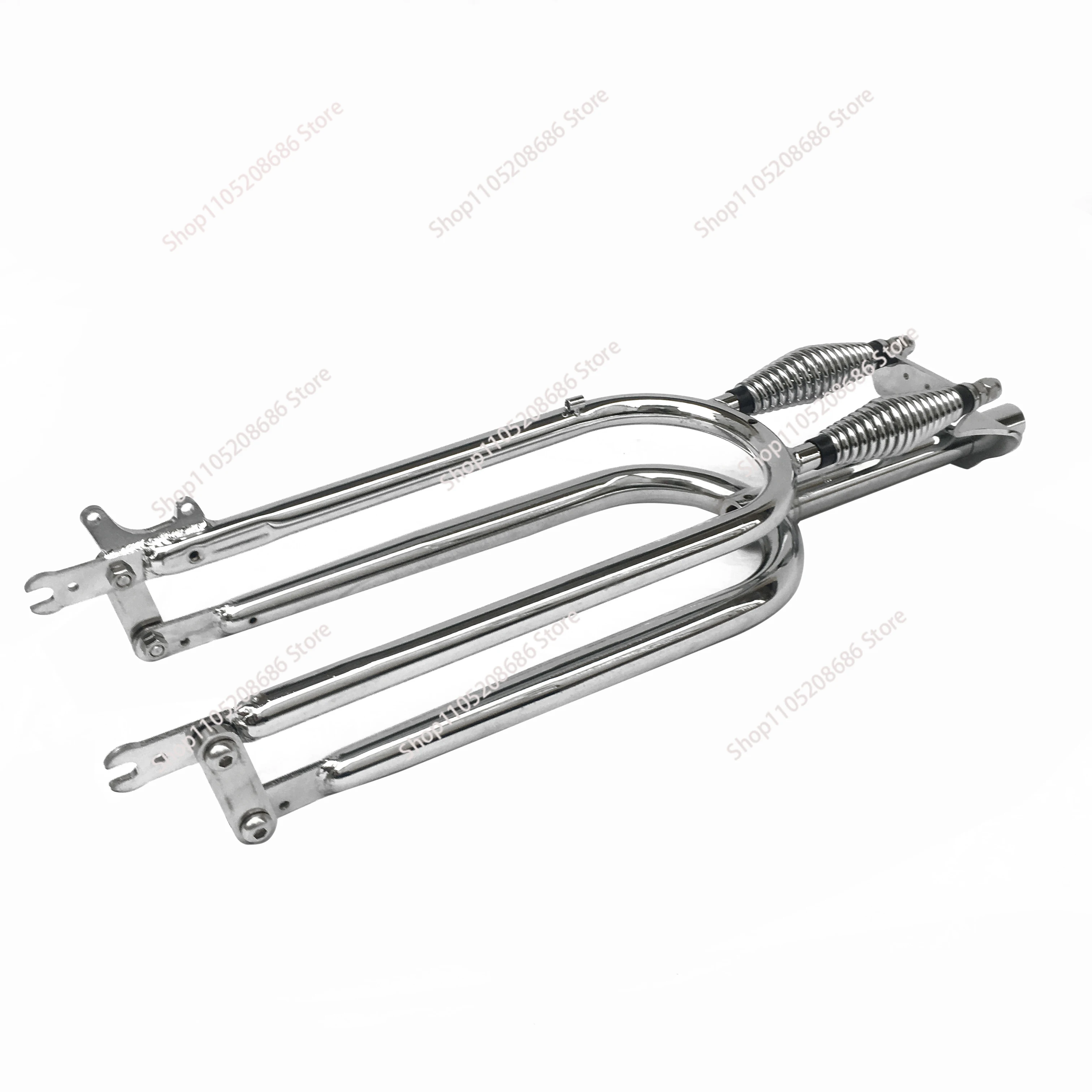 26 inch 4.0 fat tire snow double spring shock-absorbing front fork