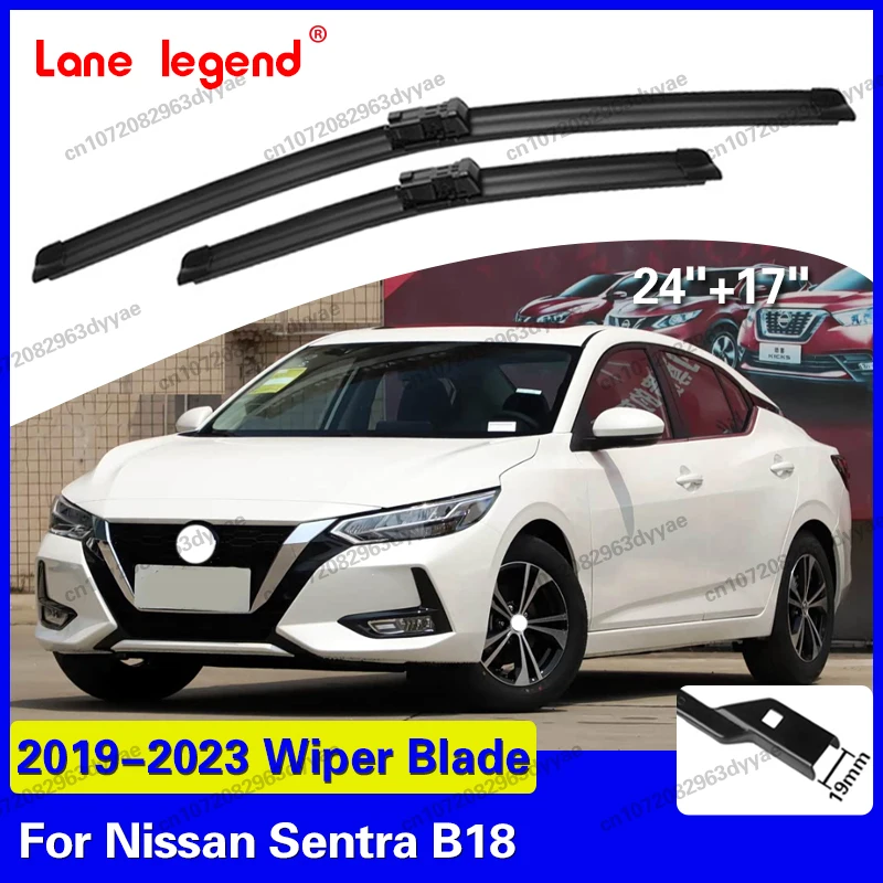 

Car Wiper Blades For Nissan Sentra B18 2019 2020 2021 2022 2023 Windshield Windscreen Front Window Blades Car Accessories