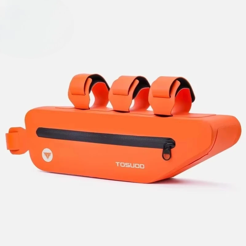 

TOSUOD Sport Waterproof Front Narrow Mountain Highway Saddle Bag Bicycle Bag Front Beam Upper Tube Riding Accessories for Biking
