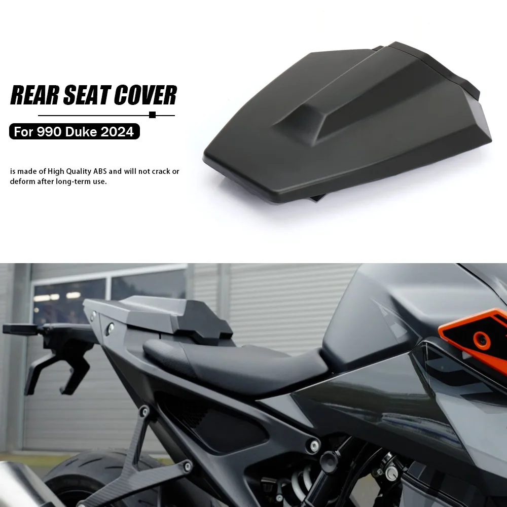 Motorcycle Pillion Rear Seat Cover Cowl Solo Passenger Fairing Carbon Fiber / Black For 990 Duke 990Duke 990 DUKE 2024