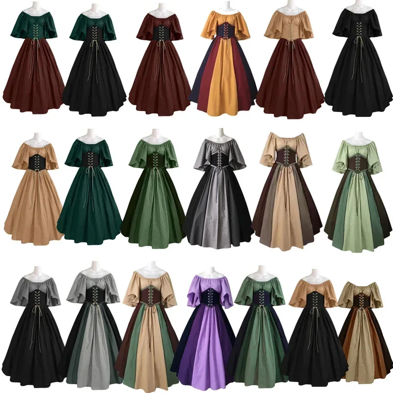 

Дворец Средневековый Косплей Костюм Винтаж Виктории Средневековье Корсет Готическое Платье Ретро Самоклеящаяся Юбка Fly Slee8;c'4,t;6.j'2;