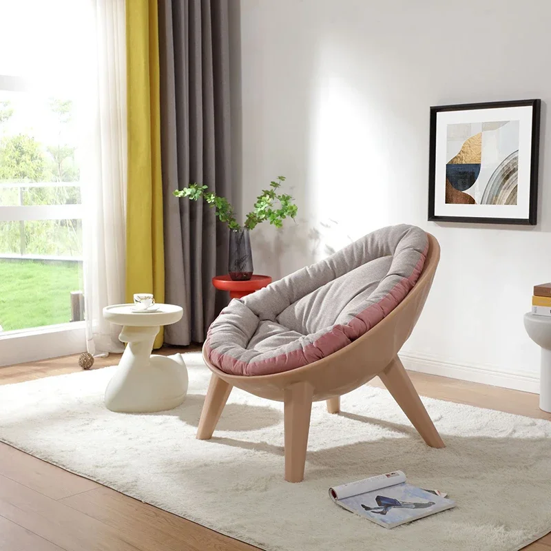 -Direktverkauf Modern Pink Velvet Wohnzimmer Chair Fabrikpreis Lazy Upholster Shell Esszimmers Tuhl für zu Hause