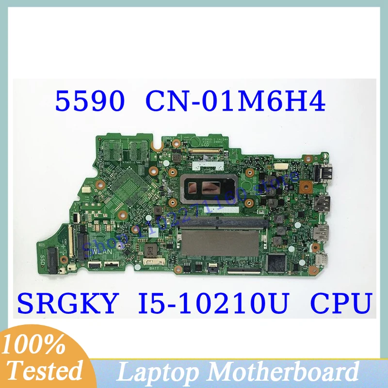 

CN-01M6H4 01M6H4 1M6H4 For Dell 5590 With SRGKY I5-10210U CPU Mainboard Laptop Motherboard 100% Full Tested Working Well