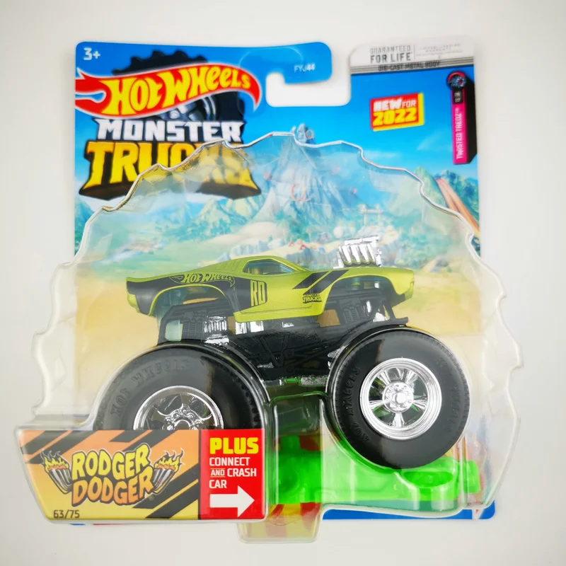 Hot Wheels 1:64 Monster Truck collectible die-cast metal children\'s toys four-wheel-drive SUV fyj44 Boy\'s gift