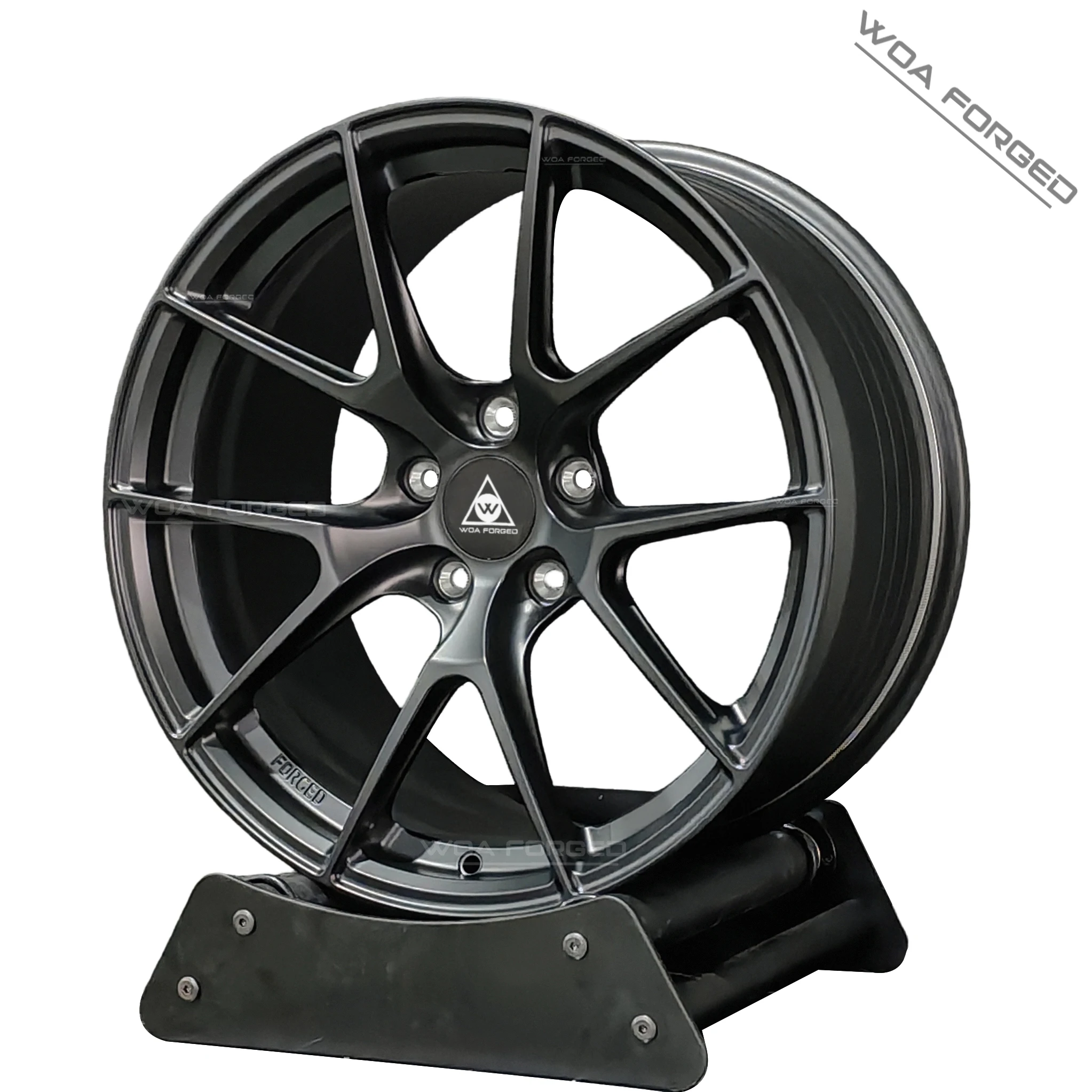 Custom Satin Black VS-5RS One Piece Forged Wheels Lightweight Sport Racing Alloy New for Passenger Car Compatible M340i M2 M3 view 5
