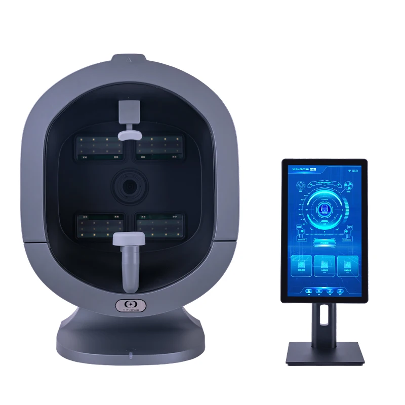 

X5 Standard Facial Skin Analyzer 8 Spectral Imaging Microscopic Inspection Scalp Detection Health Management Report Skin Aging