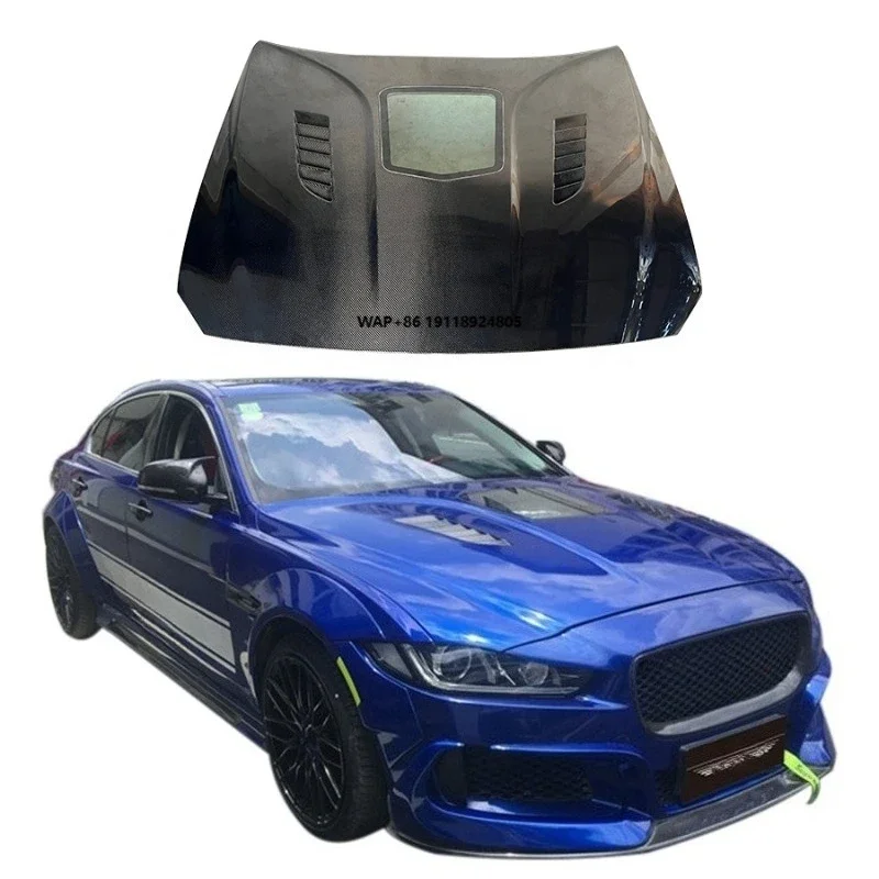 

Perfect Fit Carbon Fiber Bonnet for 2015-2019 XE X760 Transparent Glass Hood Body Kit New Condition
