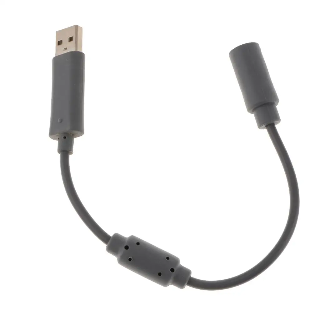 USB Breakaway Cable 360 PC Video Adapter Lead Charging Cord for Microsoft 360 Dance Pad Guitar Drum Controller
