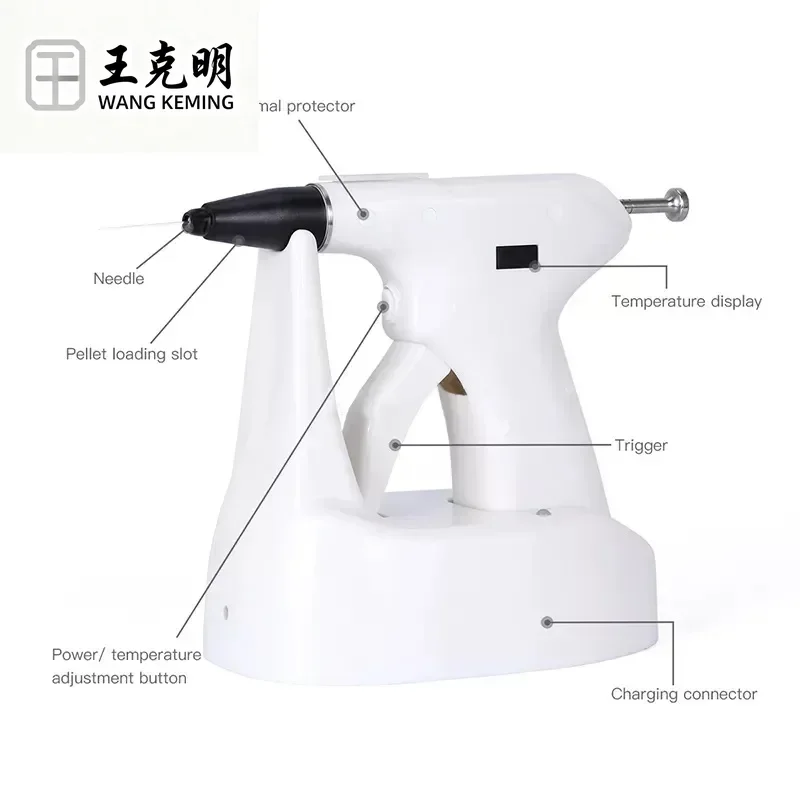 Newest den tal Endo Obturation System Wireless R20 2 in 1 Hot Melt Filling g un Pen OLED LCD Display 4PCS Heating Tip Endodontic