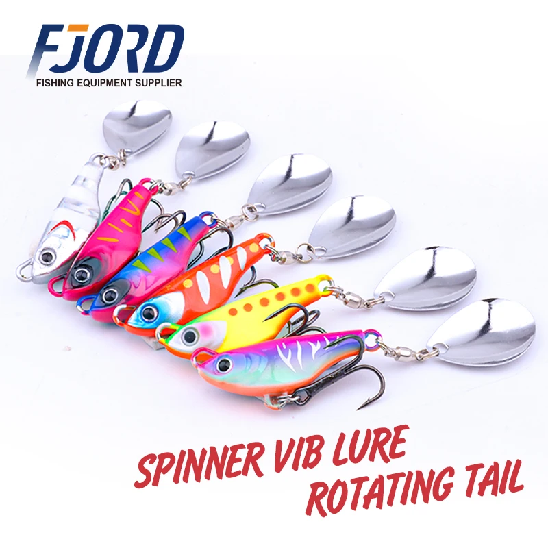 FJORD 14g 18g Micro Fishing Lure Tail Spinner Jig Swimbaits Spinning Bait Perch Lures River Metal Vibrating Tails Fishing Tackle