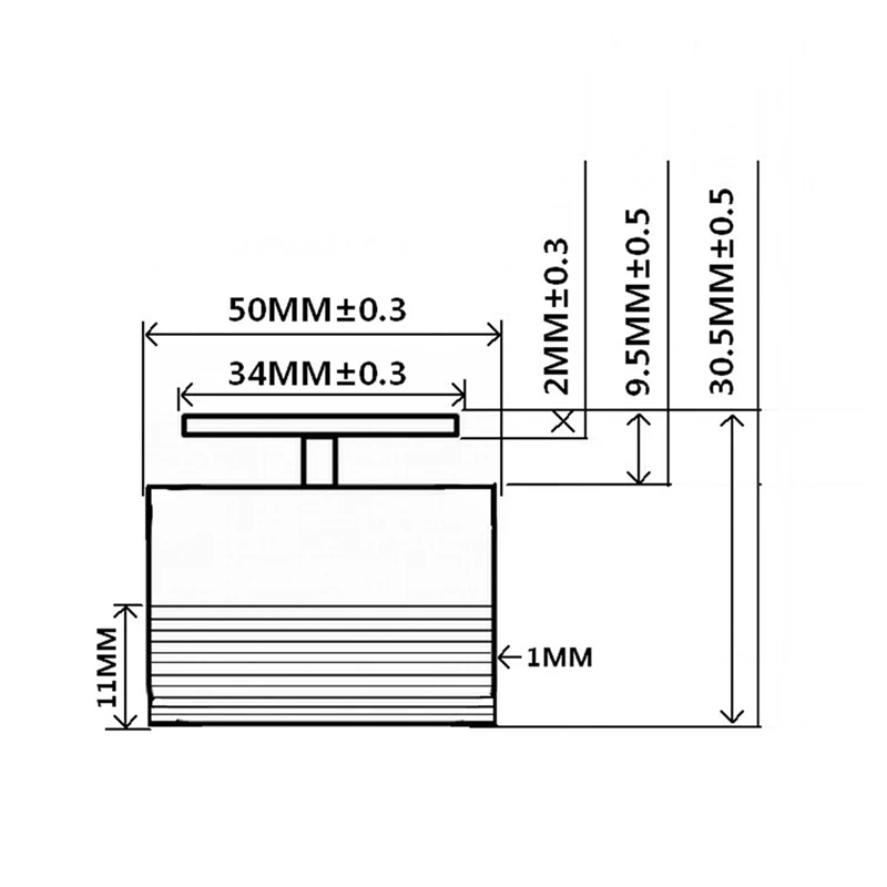 Speaker Portabel Audio 5X 50Mm 8ohm 20W, pengeras suara jarak penuh, penambah suara resonansi, speaker Neodymium Bass Super