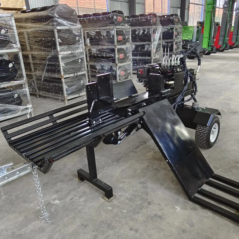 One Hand Simple Control Hydraulic Wood Splitter Labor Saving Firewood Splitting Machine Friendly For Elderly Users