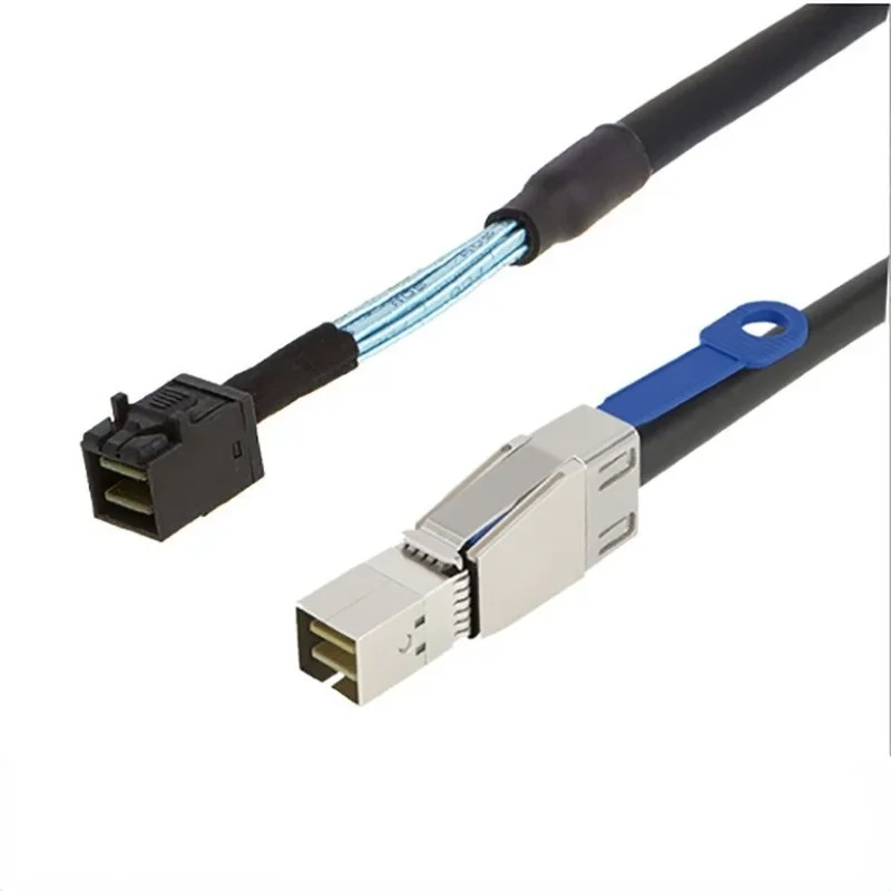 Cable de datos Mini SAS externo de alta densidad, Cable de HD-8644 a SFF-8643, 1M, 2M