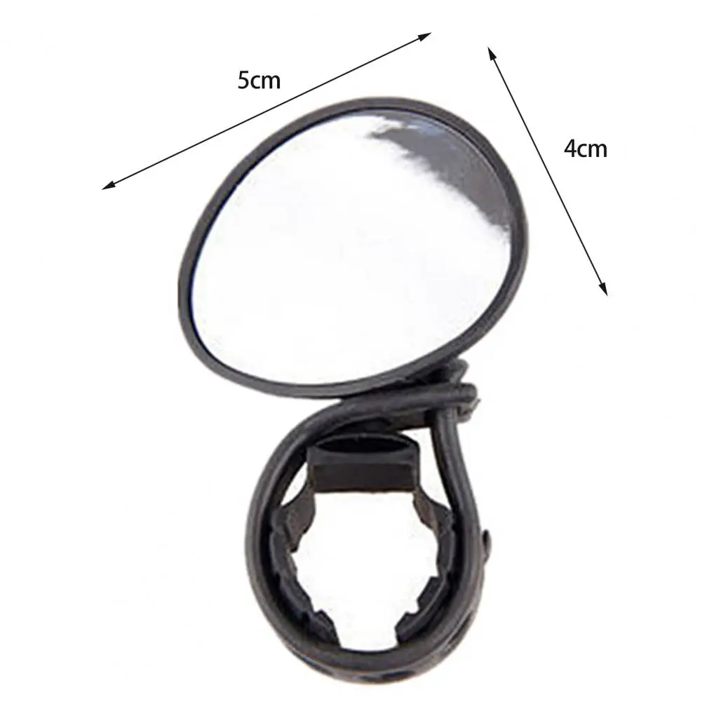 Bike Reflective Mirror Portable Flexible Safe Cycling High Strength Handlebar Mirror Bicycle Rear View Mirror for Cycling