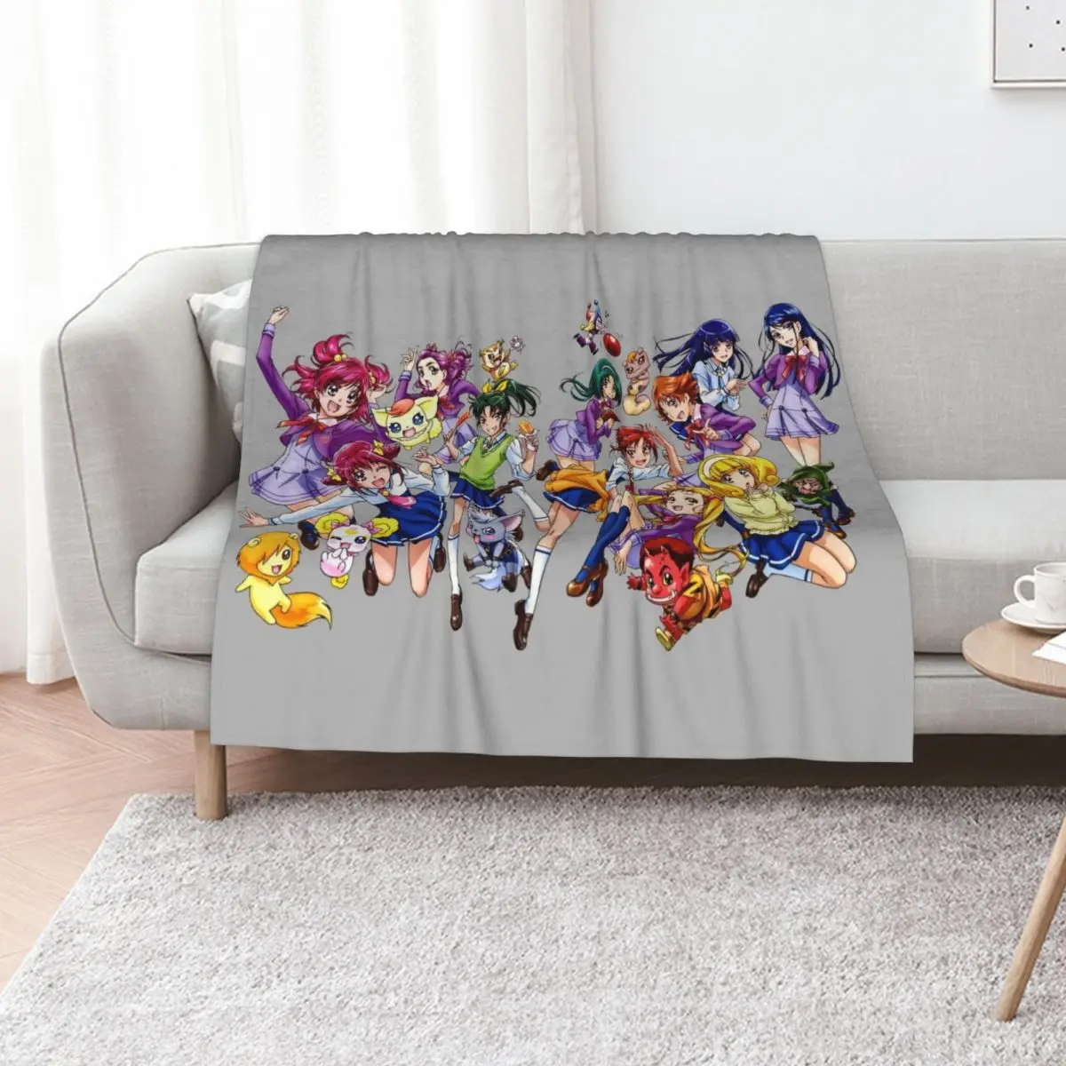 

Pretty Cure All Stars Reika Aoki Miyuki Hoshizora Toei Animation Throw Blanket Blankets For Sofas Travel Kid'S Blankets