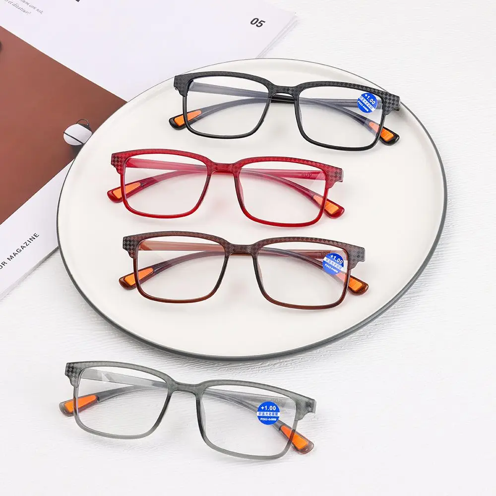 Portable Presbyopia Eyeglasses Reading Glasses Anti-UV Blue Rays Far Sight Eyewear Men Women Vision Care  +1.0~+4.0