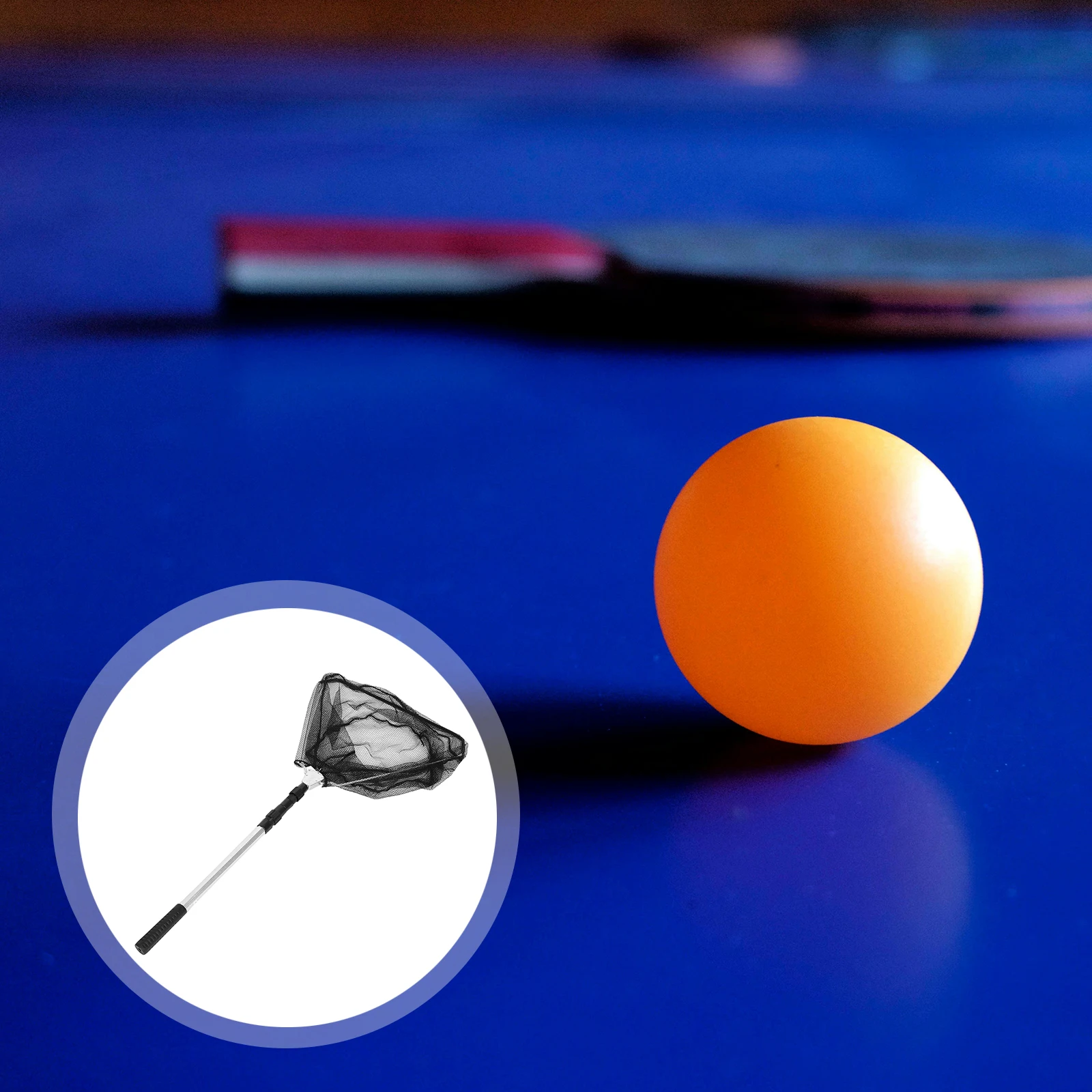 

1pc Table Tennis Ball Picker Telescopic Portable Aluminum Alloy Efficient Ball Collector For Indoor Outdoor Training Practice
