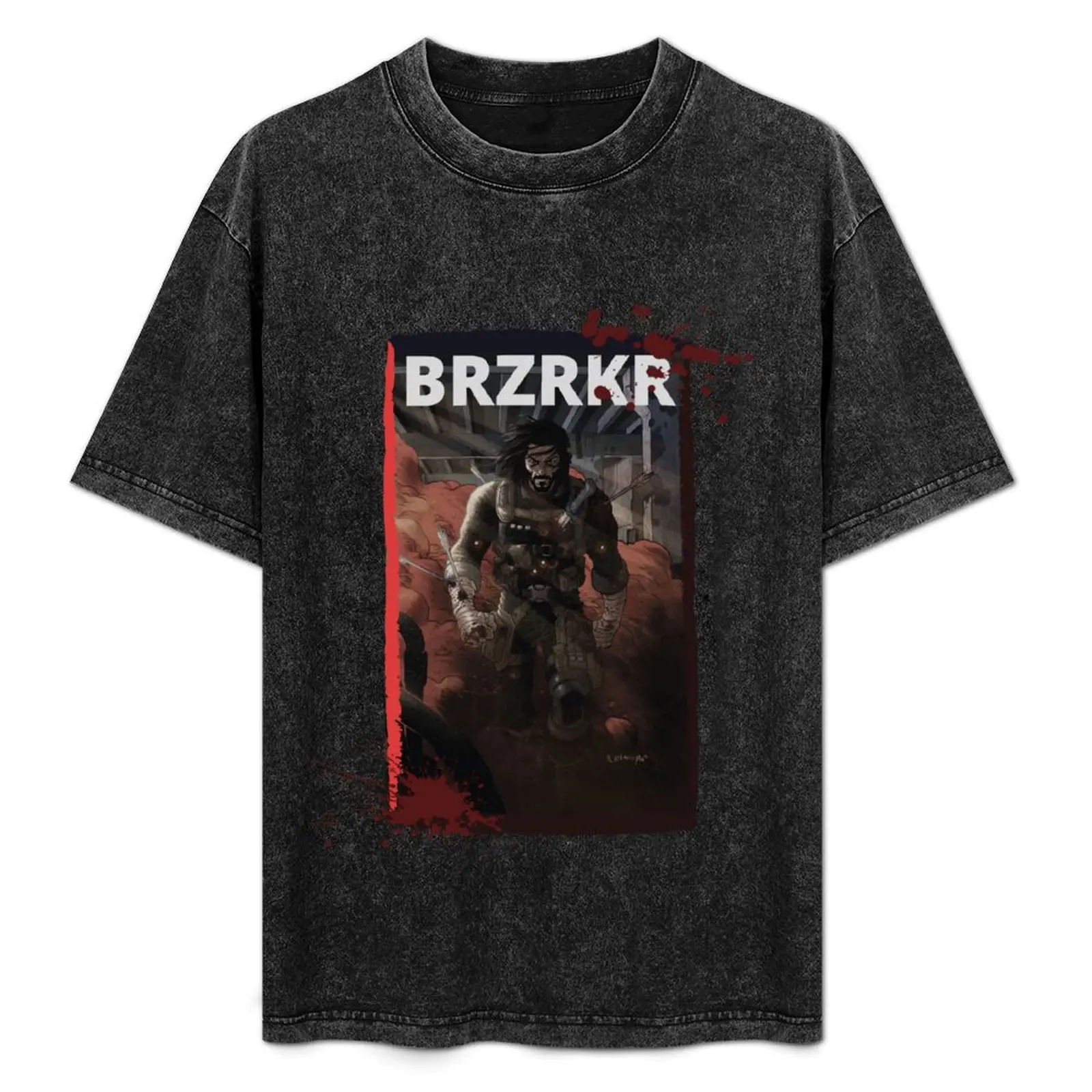 

BRZRKR T-Shirt graphic t shirt vintage topping croswit shirt man mens funny t shirts