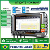 FOXWELL NT809 TS OBD2 Scanner Bidirectional Control Automotive Scanner TPMS Programming DPF OBD2 Bluetooth Car Diagnostic Tool