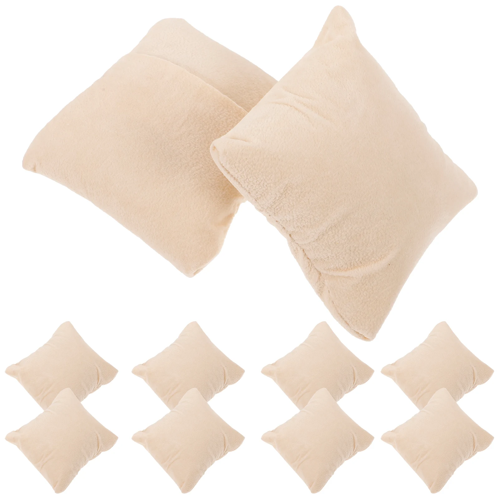 10 pezzi cuscino da esposizione cuscino di seta morbida per braccialetto braccialetto braccialetto cuscino porta gioielli esposizioni negozio al dettaglio