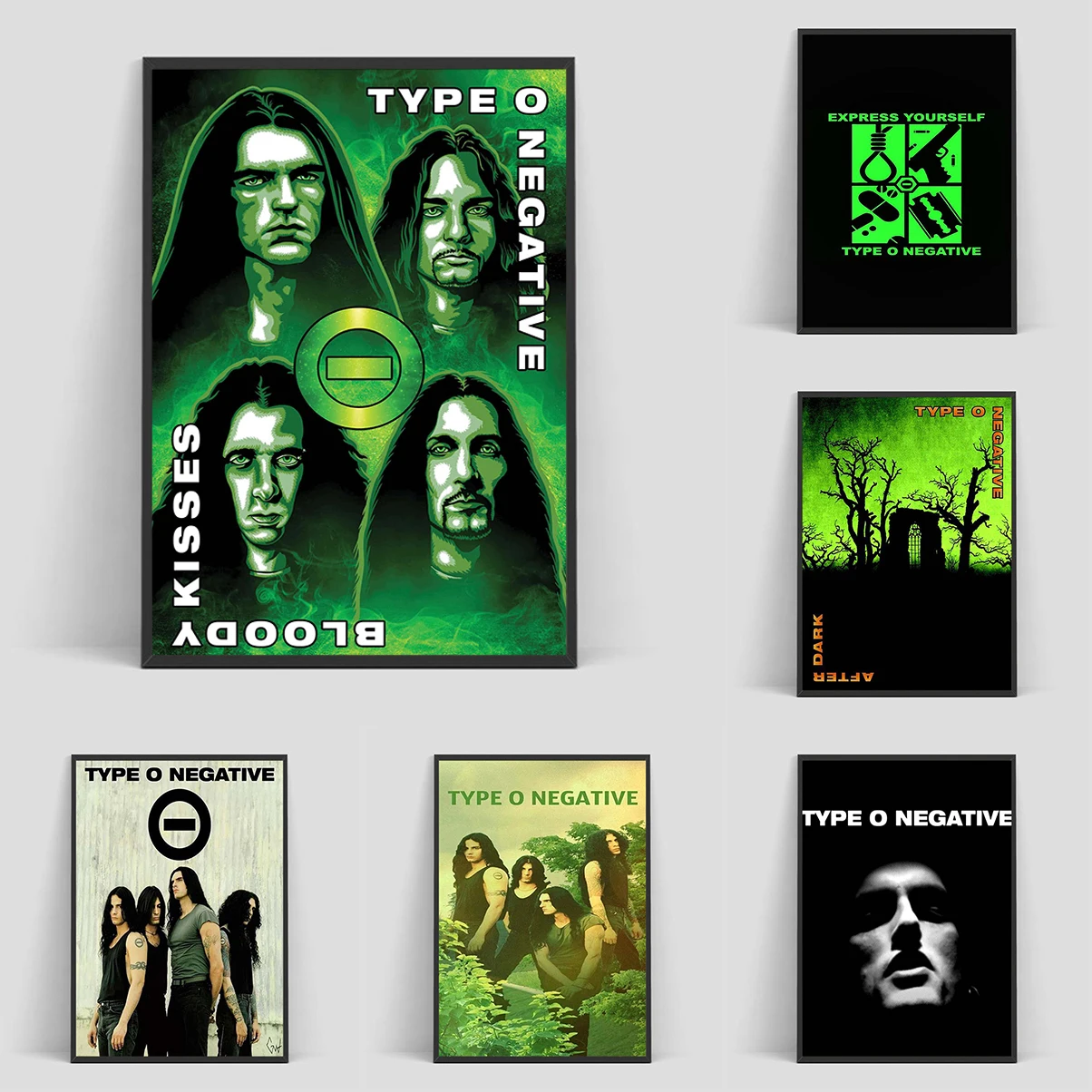 

Rock Band Type O Negative Poster Interior House Decoration Living Room Decorative Posters Wall Decor For Home Decorations