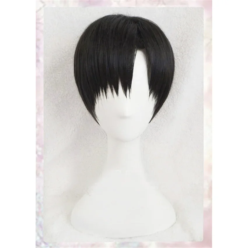 Moon Crystal Mamoru Chiba Cosplay Wig Black Glasses Cosplay White Glasses Heat Resistant Synthetic Hair Wig