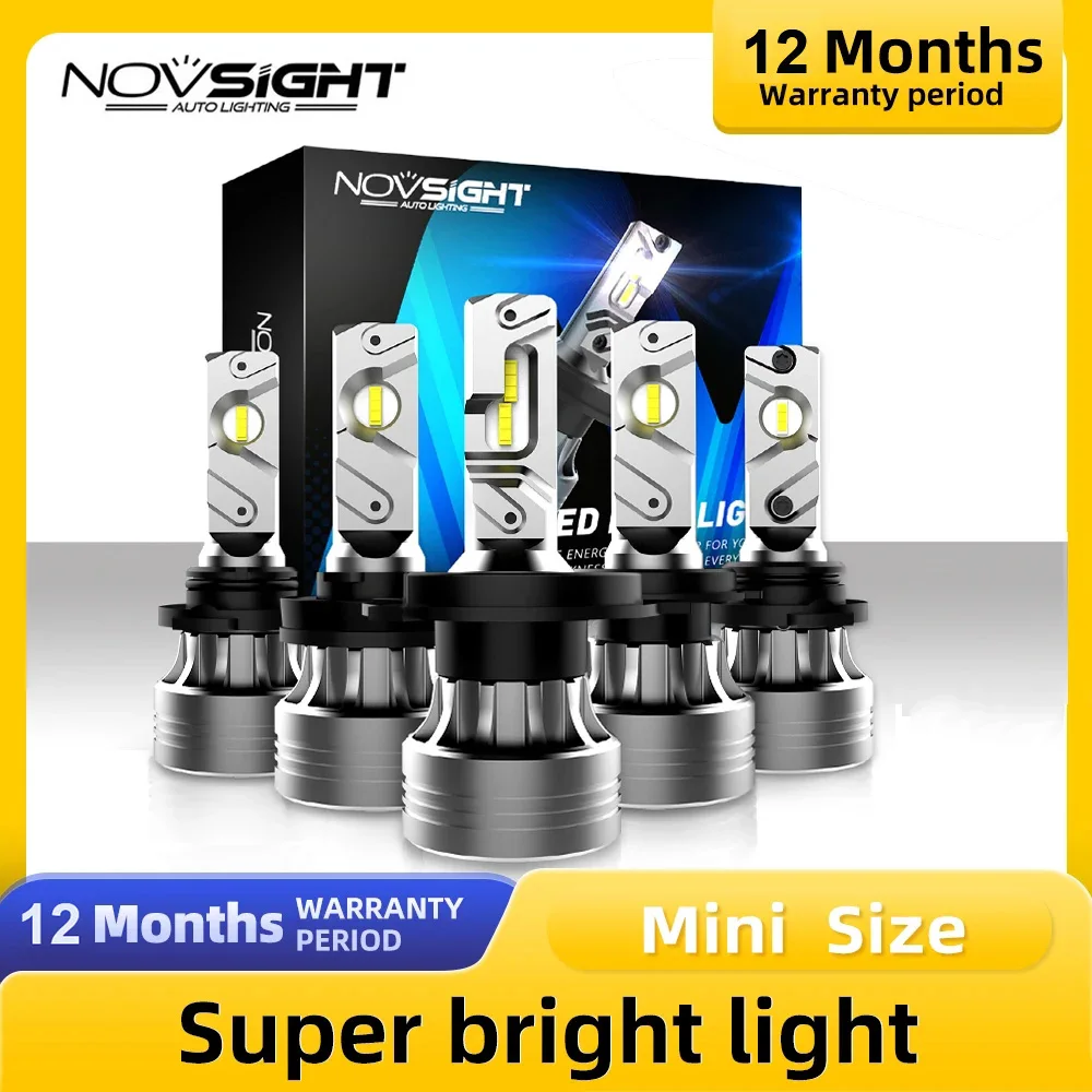 Novsight N55 H7 faro a LED per Auto H4 LED H1 H11 9005 9006 HB3 HB4 90W 18000LM 6500K 12V LED Auto faro fendinebbia lampadine