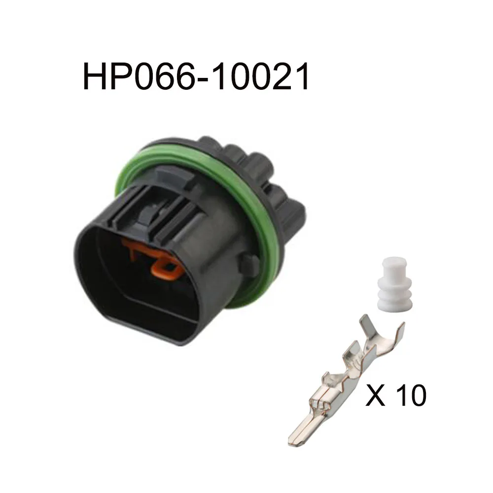 Imagem -02 - Conector do Fio Fêmea Macho Impermeável Plug Terminal Selo de Borracha Hp06610021 Gl221-10021 10 Pin 100conjunto 100set